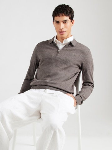 SELECTED Pullover 'SLHBERG' in Braun: Vorderseite