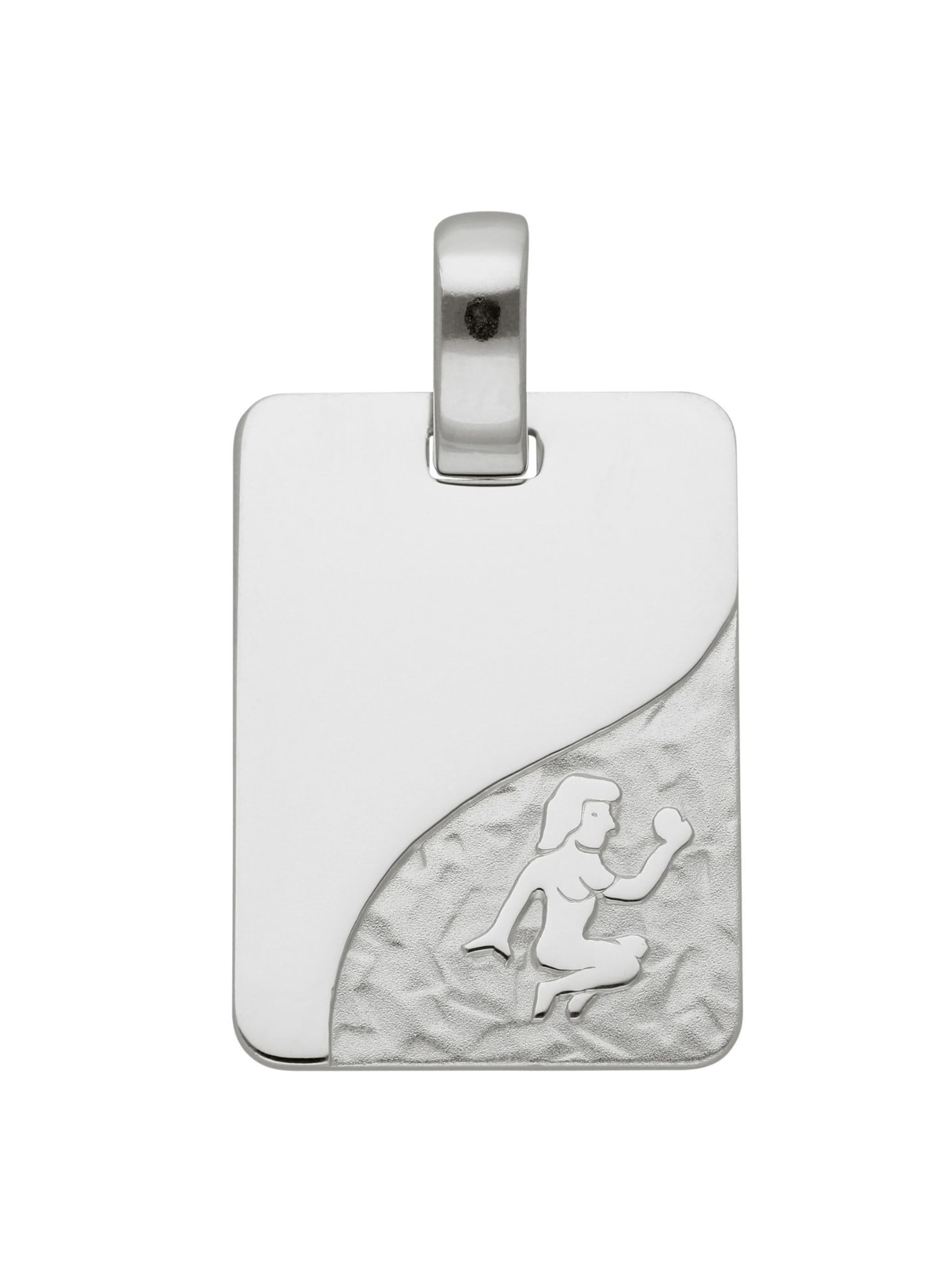 Adelia´s Anhänger 'Jungfrau' in Silber: Vorderseite