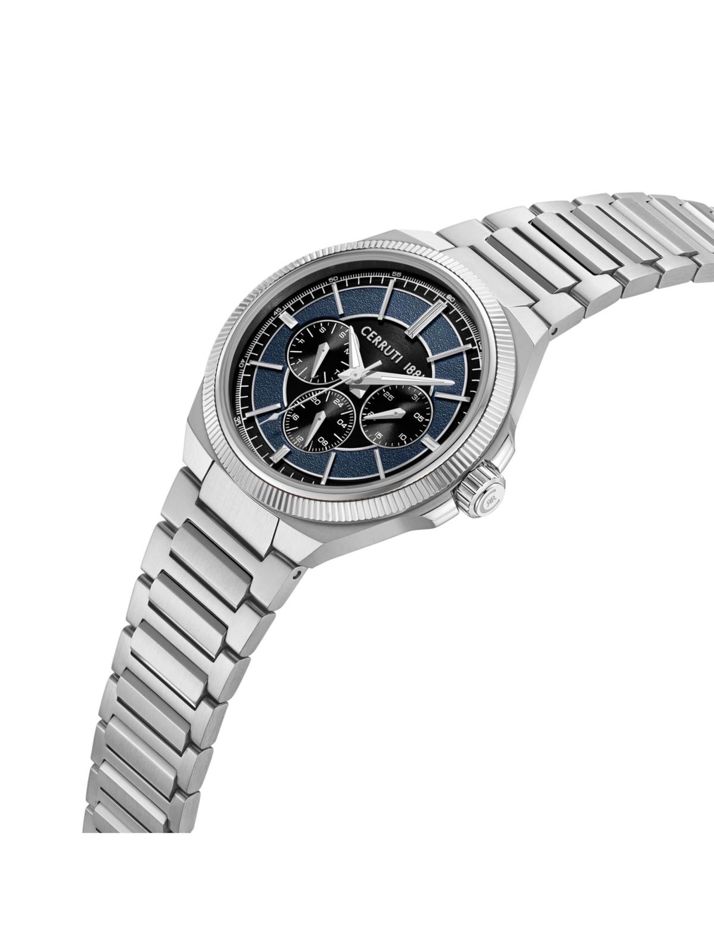 Montre à affichage analogique CERRUTI 1881 en argent