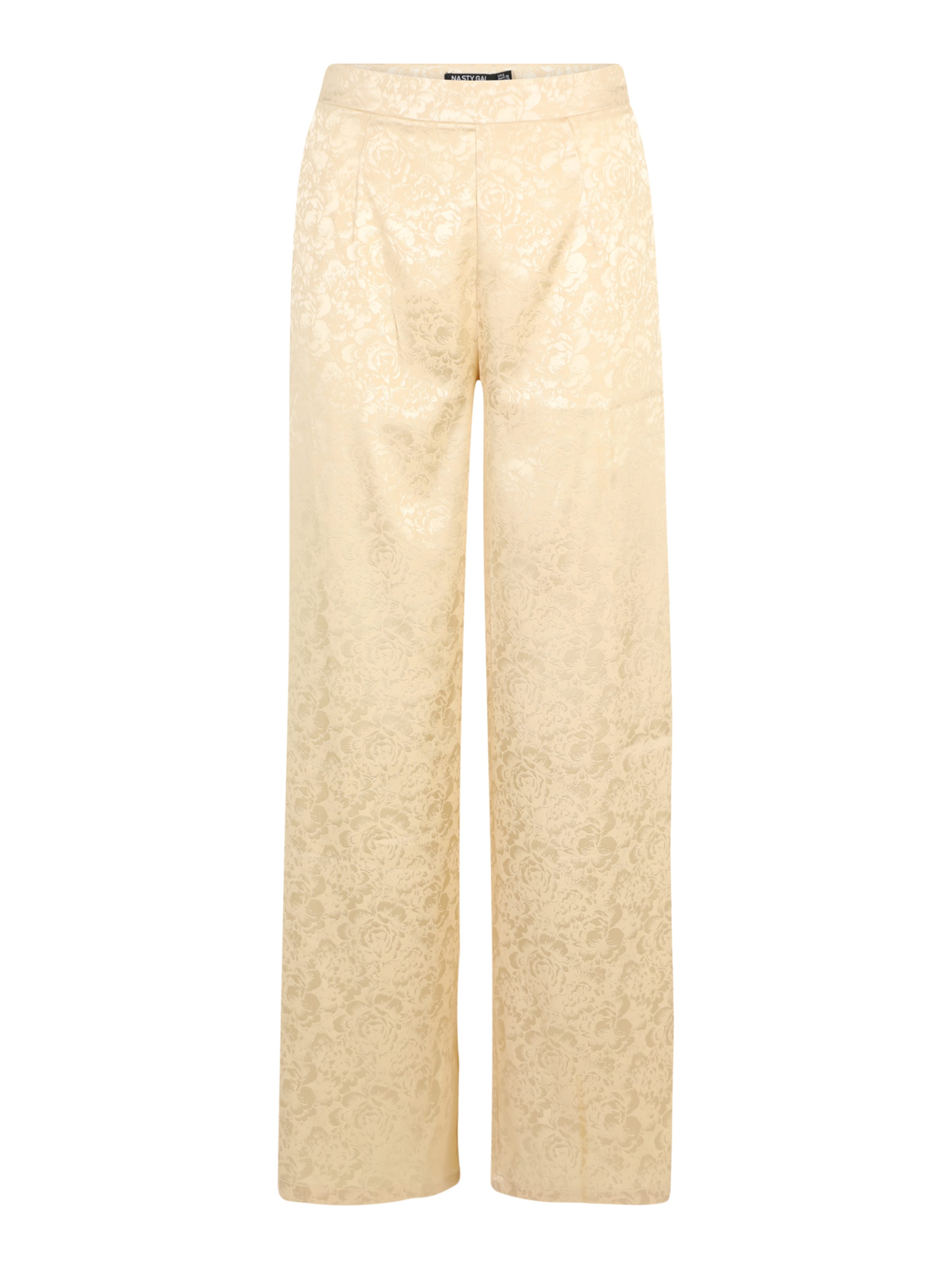 smėlio Nasty Gal Petite Standartinis Kelnės: priekis