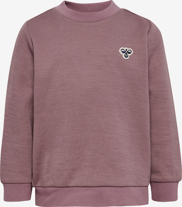 Hummel Sweatshirt in Purple: front