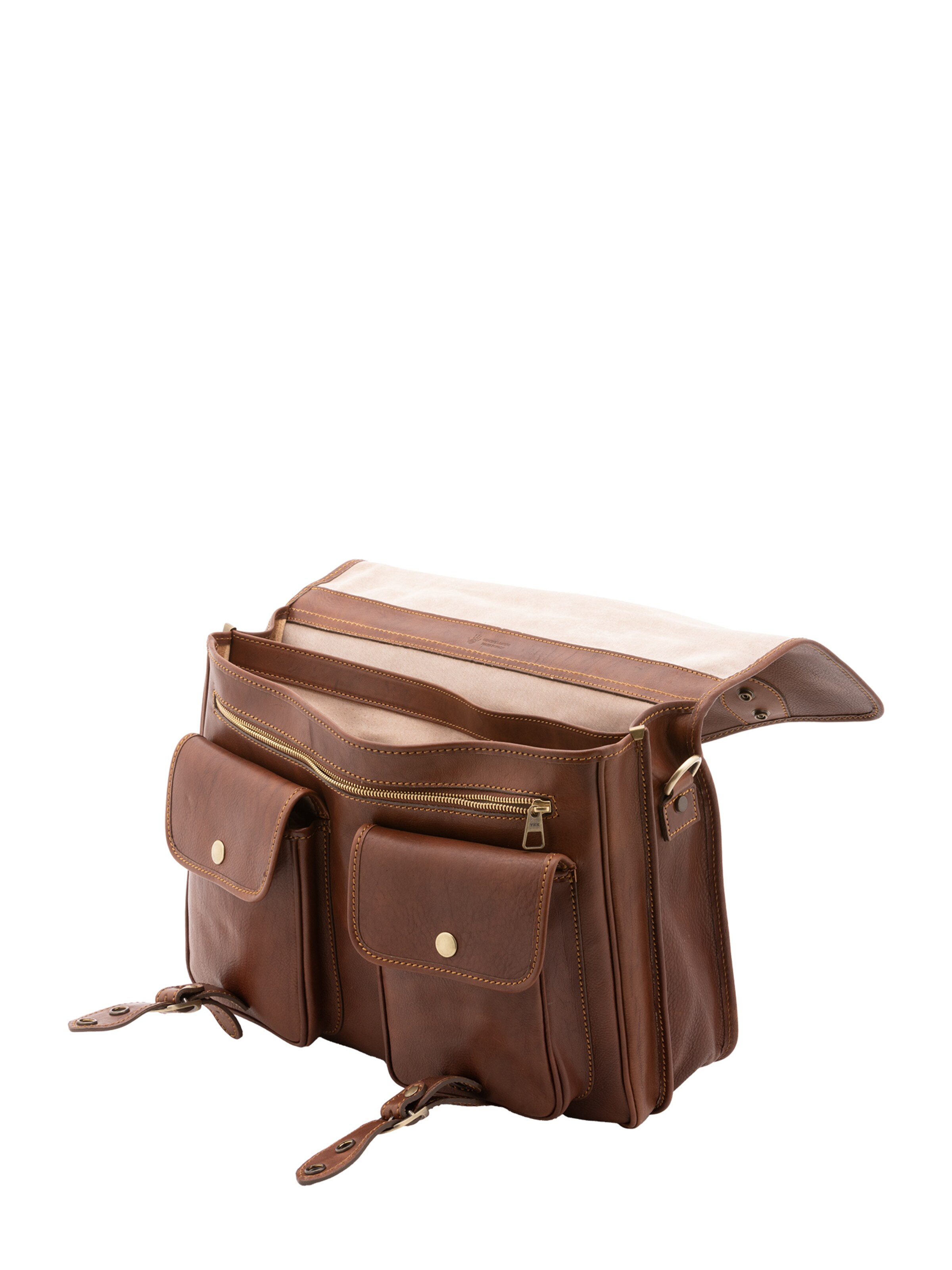 Borsa portadocumenti di Viola Castellani in marrone