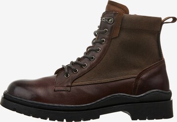Pepe Jeans Lace-Up Boots 'BRAD' in Brown: front