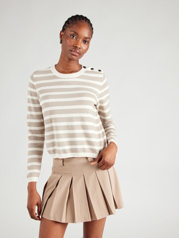 VERO MODA Sweter 'VMFANTASTIC' w kolorze beżowy: przód