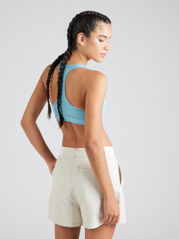 NIKE Bustier Športni nederček 'Swoosh' | modra barva