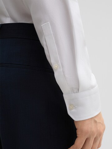 STRELLSON Slim fit Button Up Shirt 'Sereno' in White