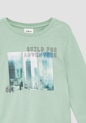 T-Shirt s.Oliver en vert