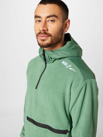 PUMA Spordipullover, värv roheline