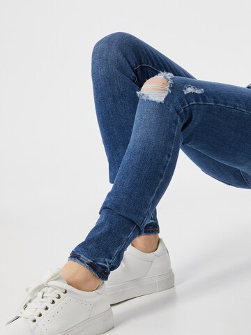 River Island Skinny Jeans 'Molly' in Blau