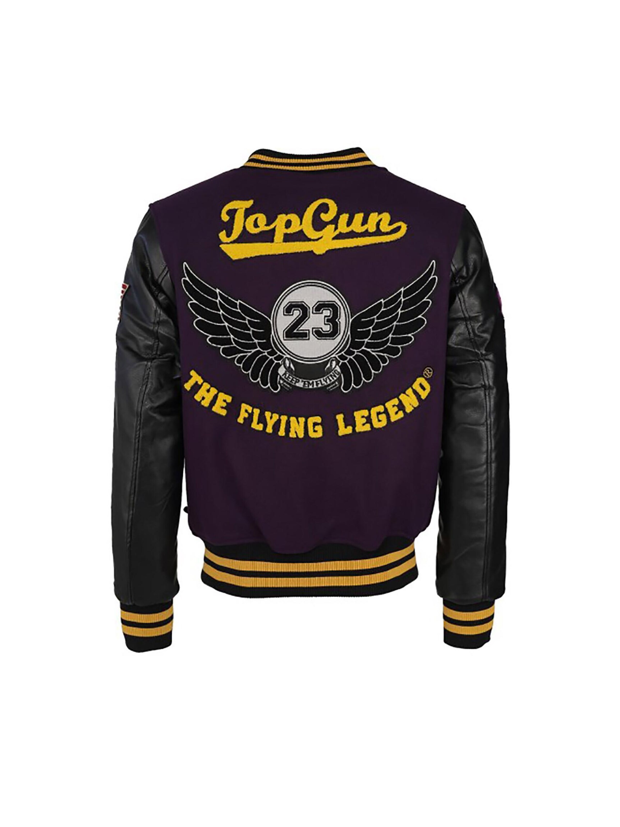 TOP GUN Between-Season Jacket 'TGJ2137' in Purple