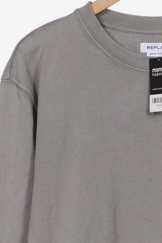 REPLAY Sweatshirt & Zip-Up Hoodie in XL in Grey