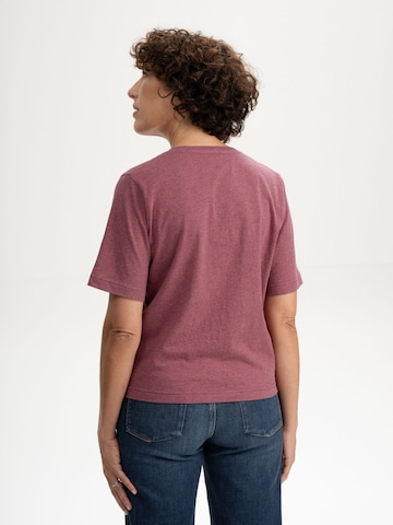 MELA - Camisa 'Ankita' em vermelho