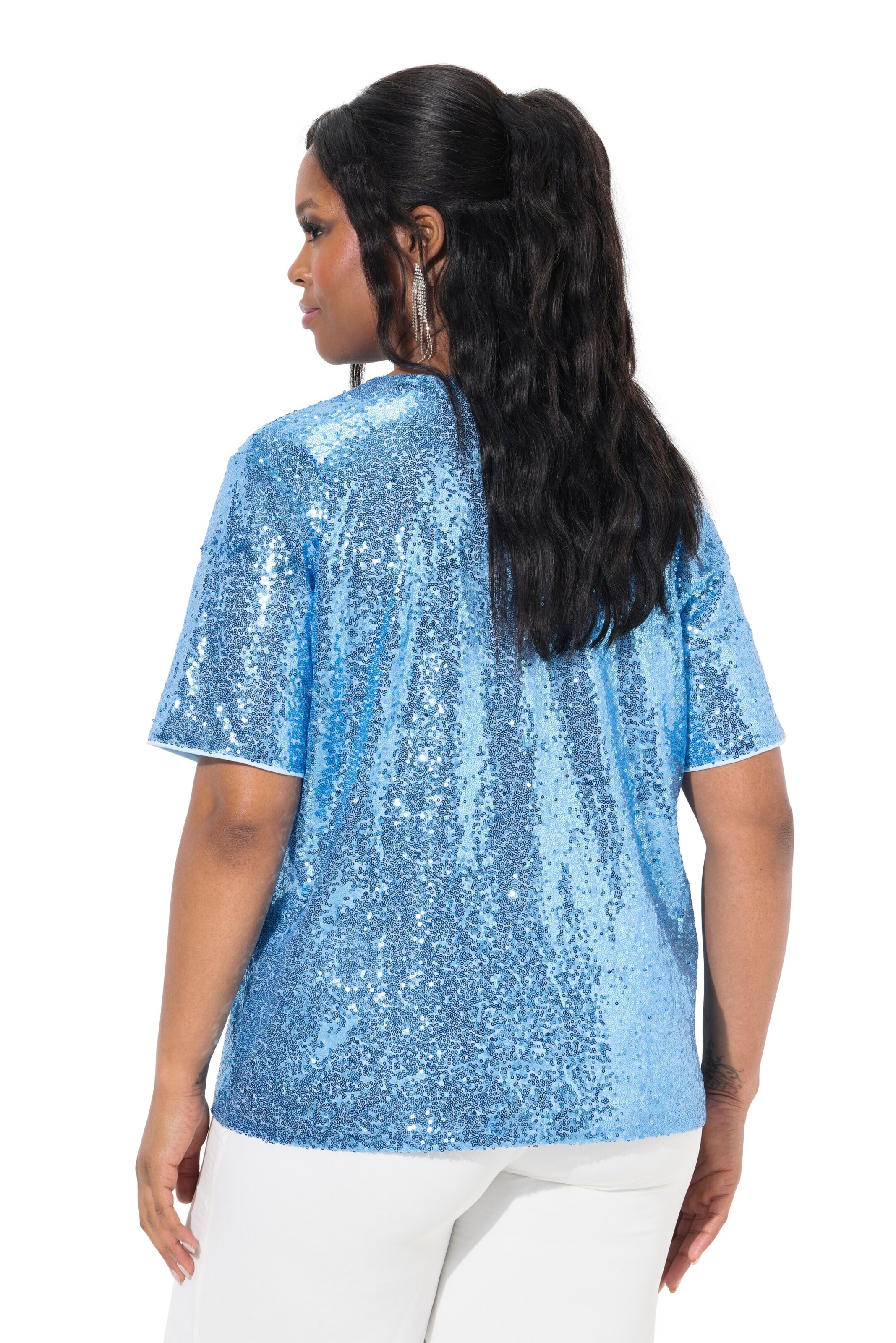 Ulla Popken Bluse in Blau