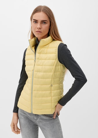 s.Oliver Vest in Yellow: front