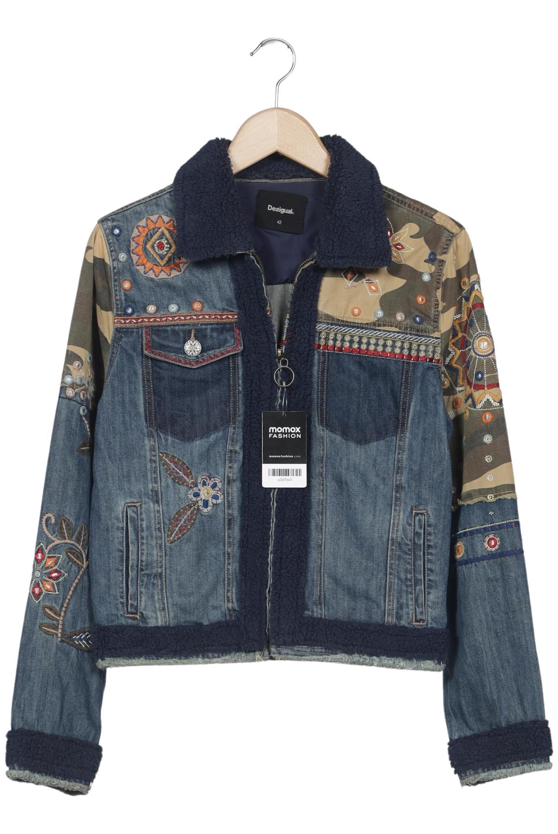 Desigual Jacke XL in Blau: Vorderseite