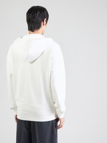 HUGO Sweat jacket 'Dapozip' in Beige