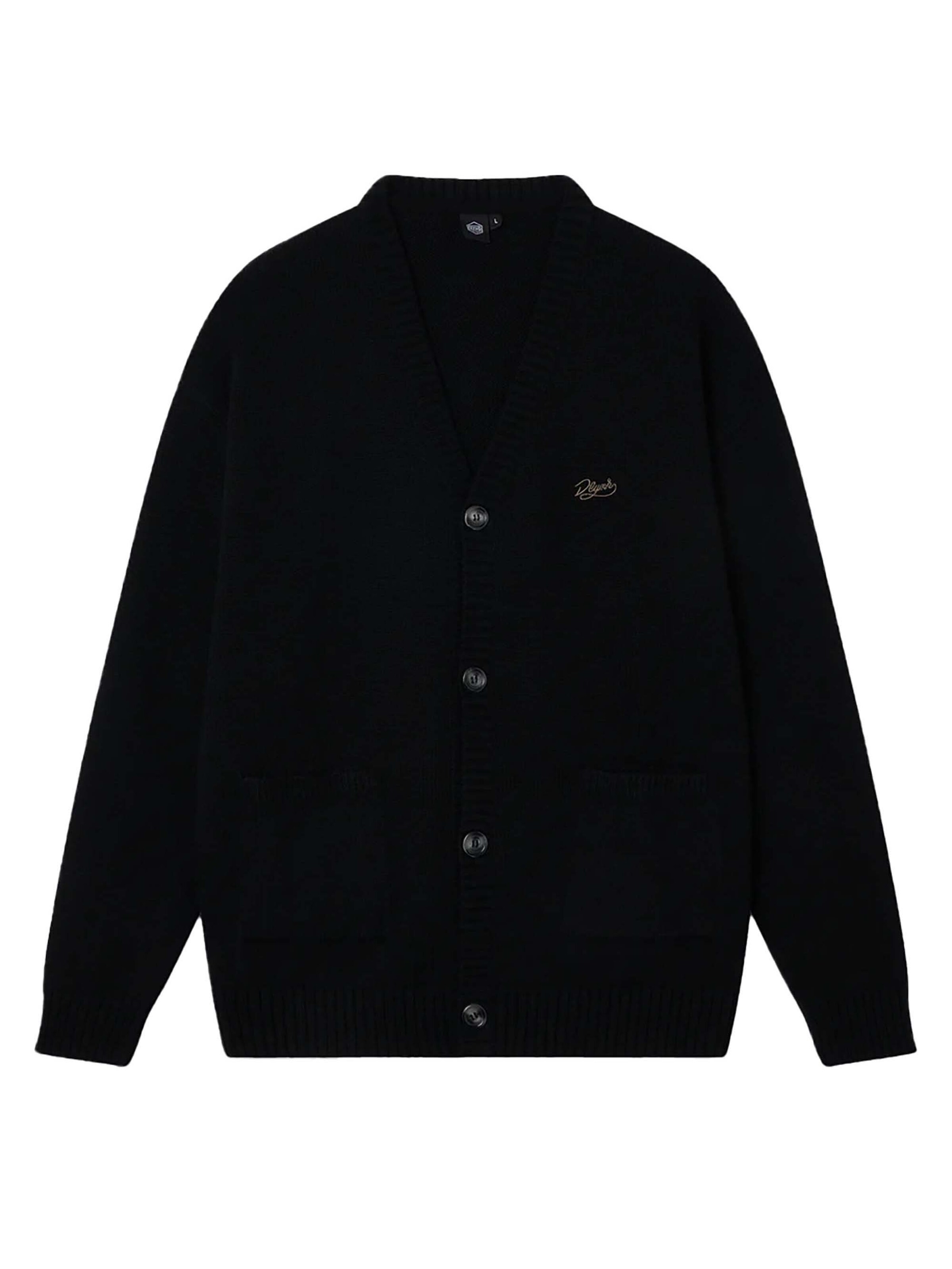 DOLLY NOIRE Knit cardigan in Black: front