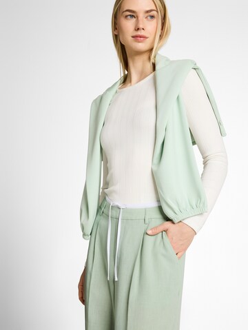 TOM TAILOR DENIM Wide leg Trousers with creases in Green