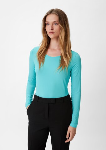 COMMA Shirt in Blau: Vorderseite