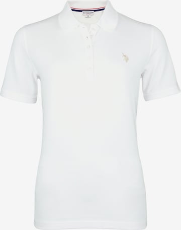 Maglietta di U.S. POLO ASSN. in bianco: frontale