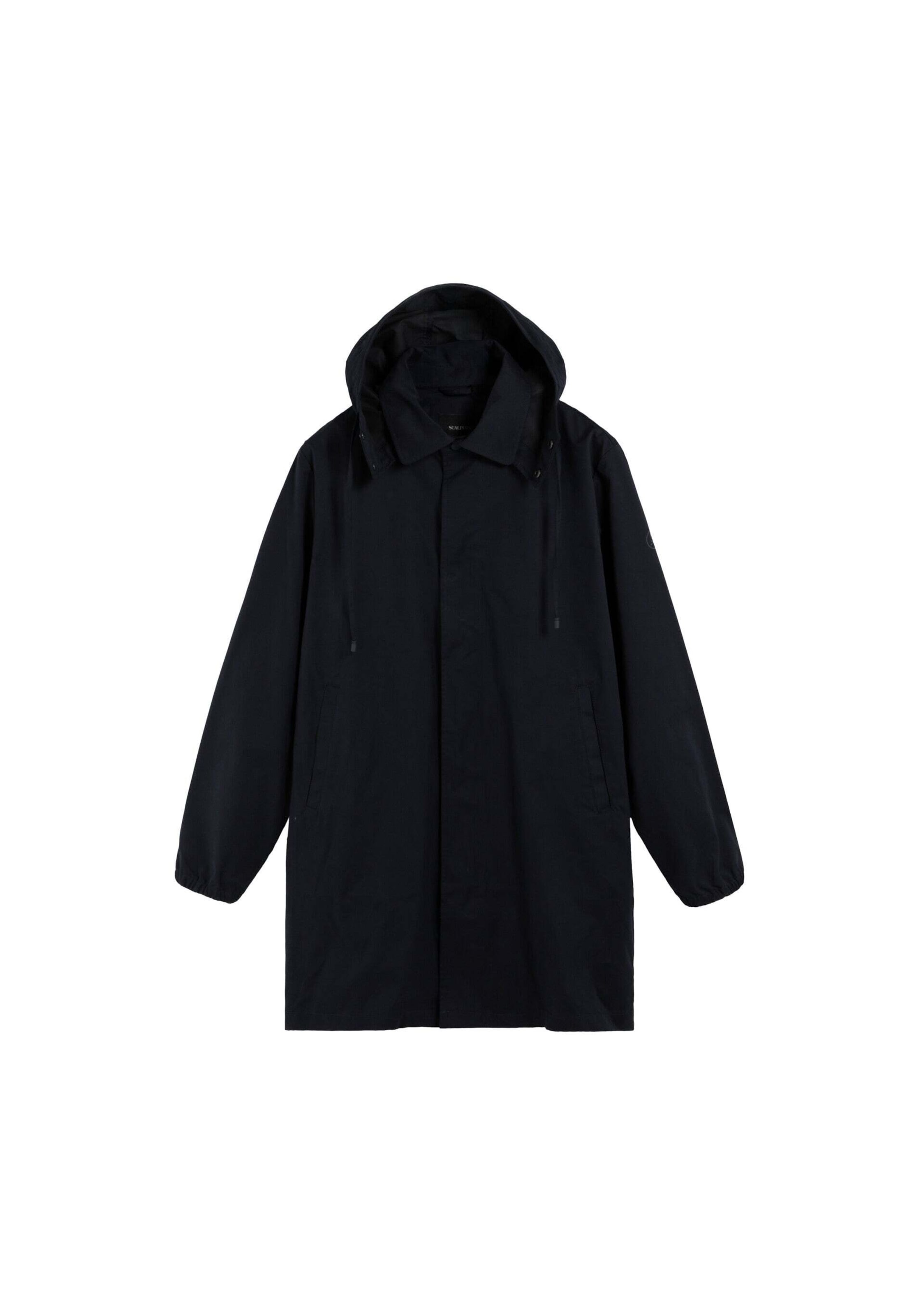 Scalpers Parka 'Geller' in Blau: Vorderseite