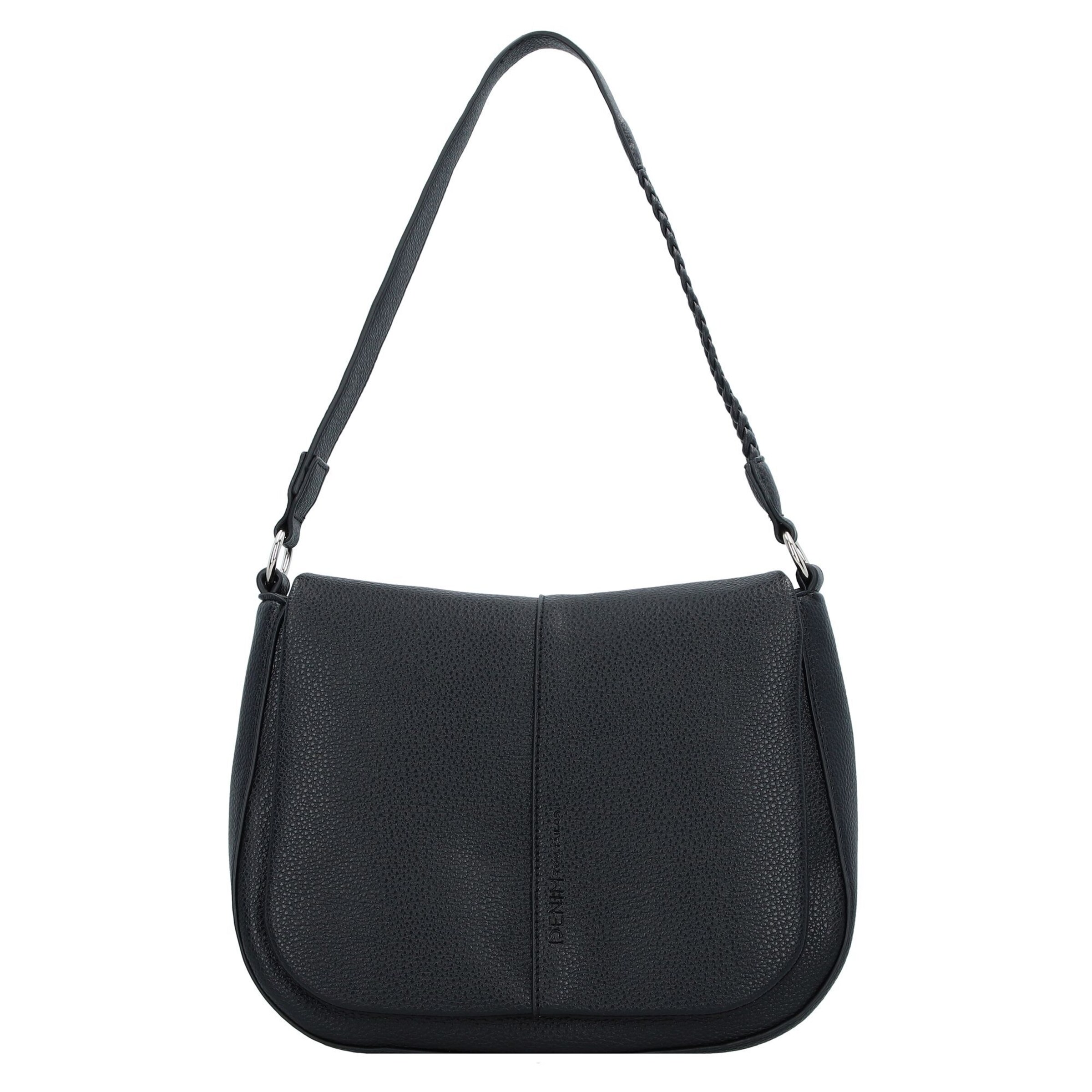 TOM TAILOR DENIM Shoulder bag 'Neda' in Black: front
