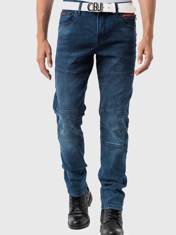 CIPO & BAXX Regular Jeans in Blauw: voorkant