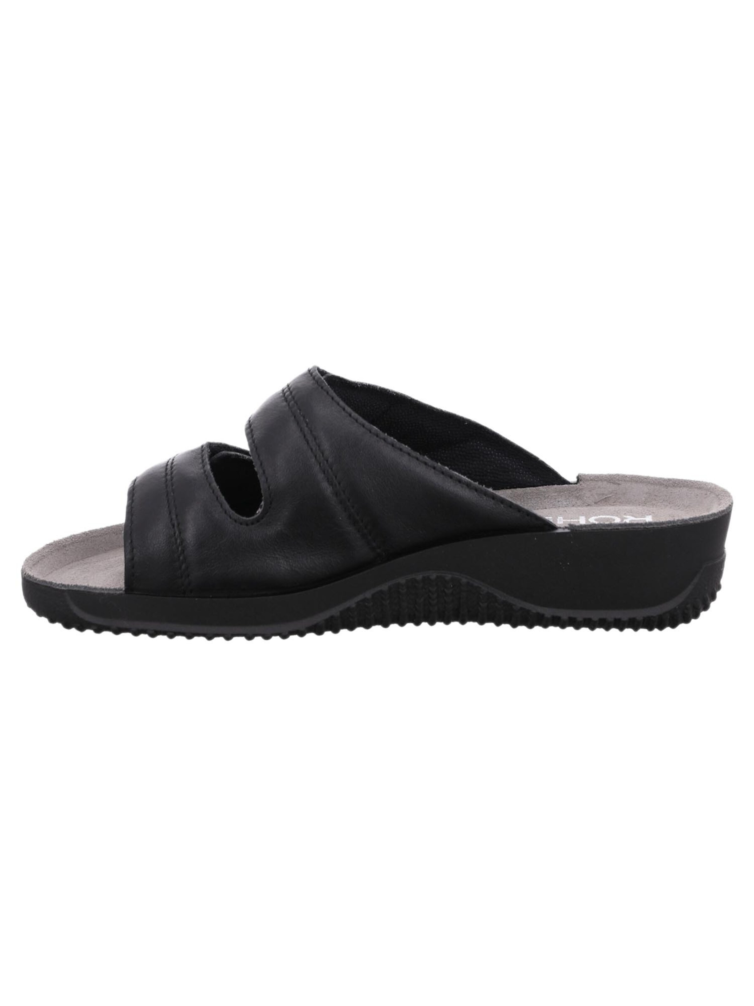 ROHDE Slippers 'Soltau' in Black