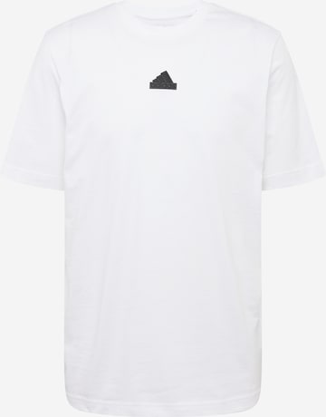 T-Shirt fonctionnel 'FRACTAL' ADIDAS SPORTSWEAR en blanc : devant