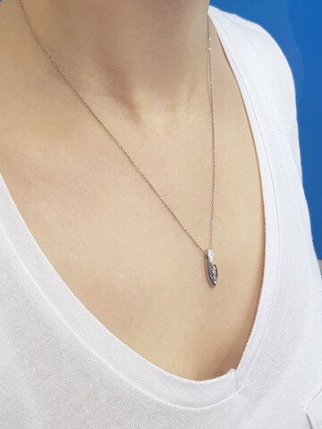 EinStein Diamant Kette‌‌ in Silber