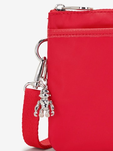 KIPLING - Mala de ombro 'Riri' em vermelho