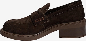 Desa Mokassin 'Slip-On-Schuhe' in Braun: Vorderseite