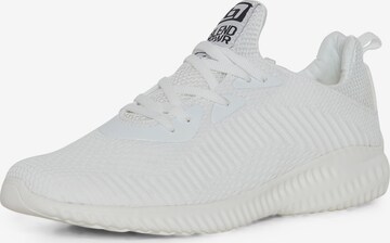 BLEND Sneakers laag in Wit: voorkant