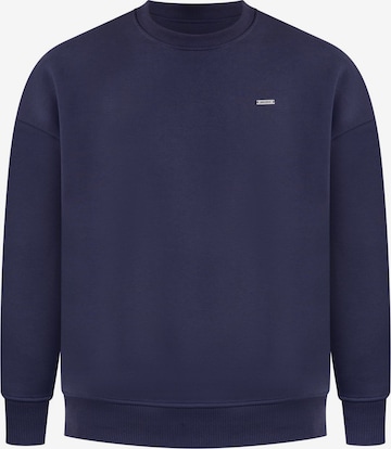 Sweat-shirt 'Riven' Smilodox en bleu : devant