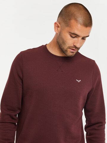 Threadbare Sweatshirt 'Satsuma' in Red