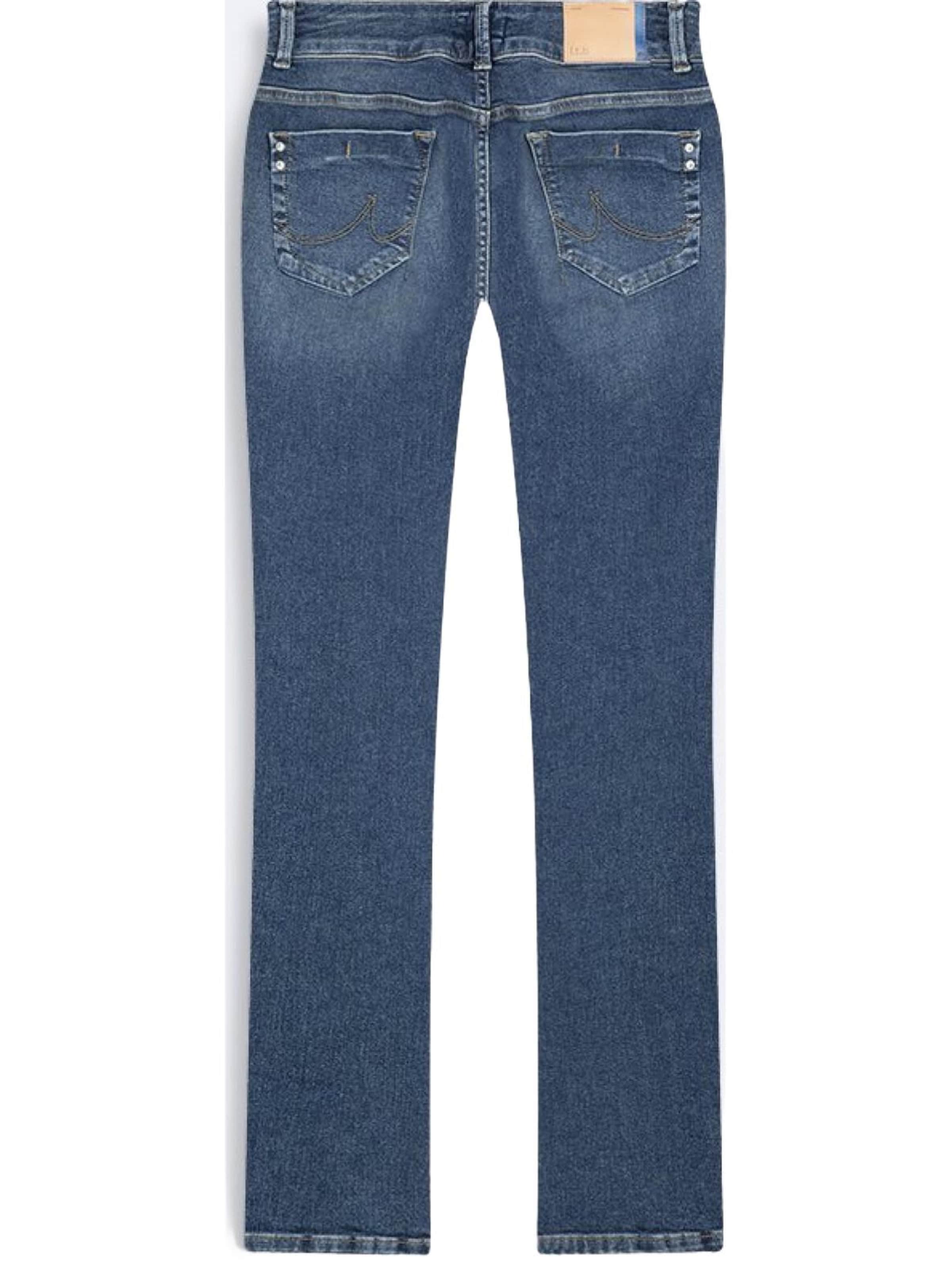 LTB Jeans - Skinny Vaquero 'LTB Jeans Molly 200 Skinny Leg Mid Waist Jeanshose' en azul