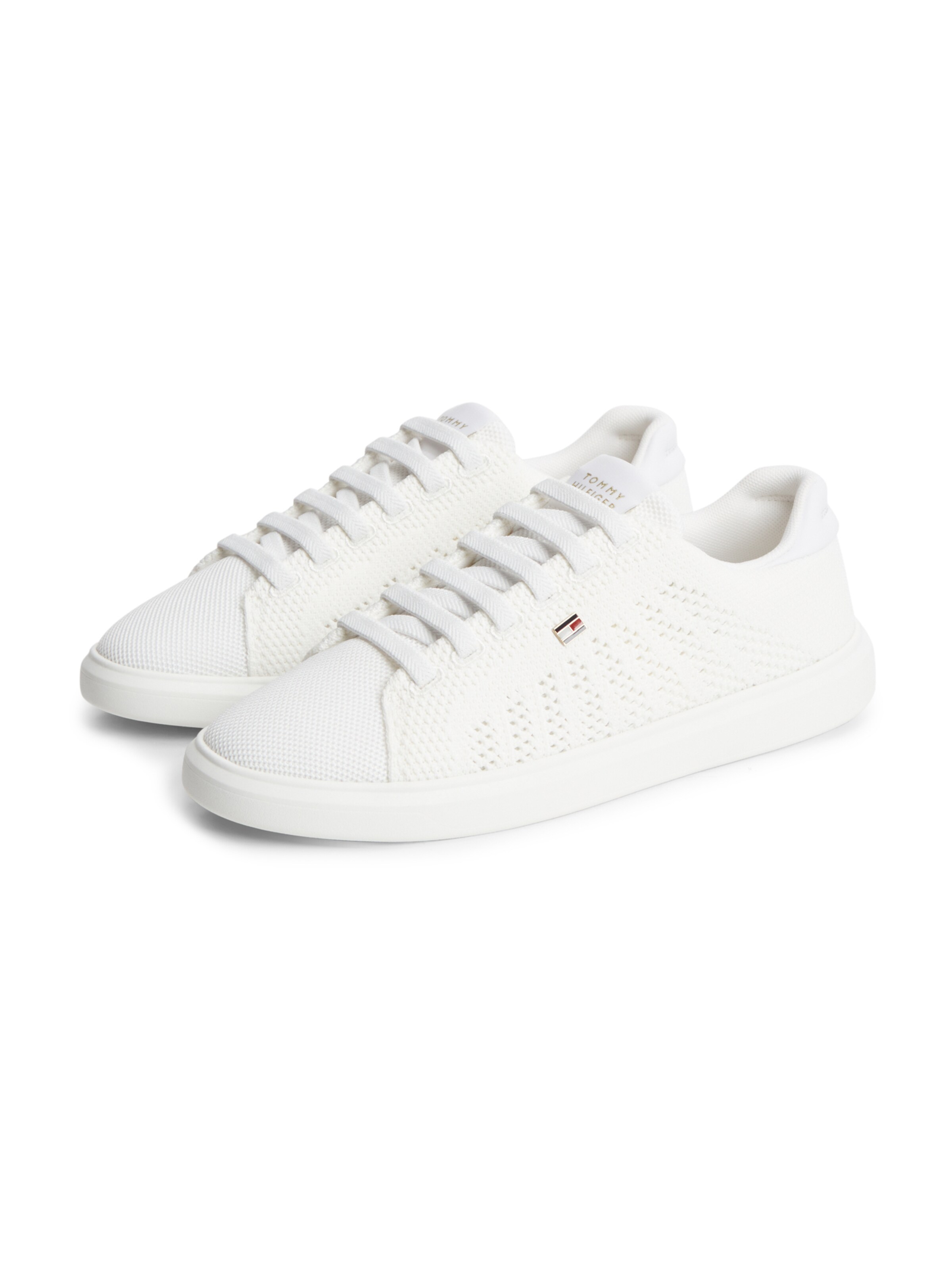 TOMMY HILFIGER Sneakers laag 'LIGHT KNIT' in Wit