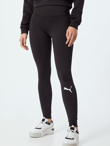 PUMA Skinny Sporthose in Schwarz: Vorderseite