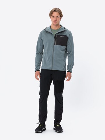 VAUDE Athletic fleece jacket 'Tekoa II' in Grey
