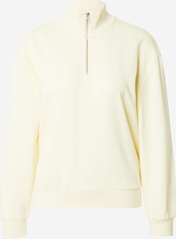 Sweat-shirt 'Everyday 1/4 Zip' LEVI'S ® en jaune : devant