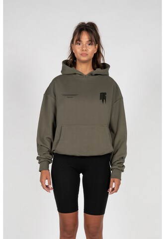 MJ Gonzales Sweatshirt 'METAMORPHOSE V.2' in Green: front