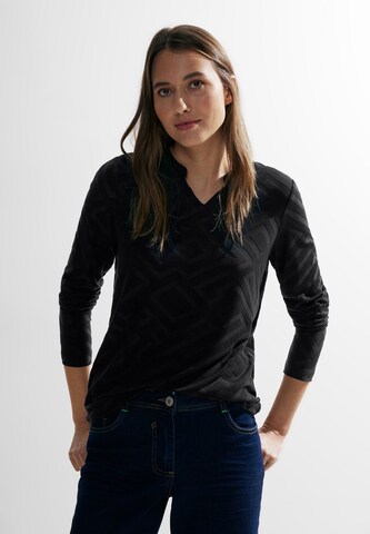 CECIL Shirt in Zwart: voorkant