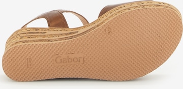 GABOR Sandale in Braun