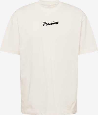 TOPMAN T-Shirt in ecru / schwarz, Produktansicht