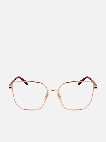 Lunettes de soleil 'Ferragamo SF2234 Rose gold 56/16/140 WOMAN Eyewear Frame' FERRAGAMO en or : devant