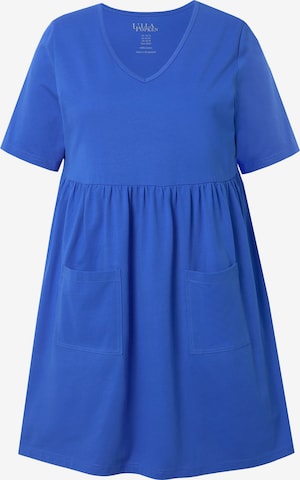 Robe Ulla Popken en bleu : devant