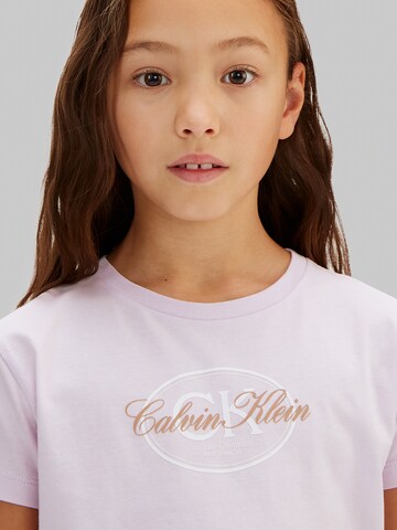 T-Shirt Calvin Klein Jeans en violet