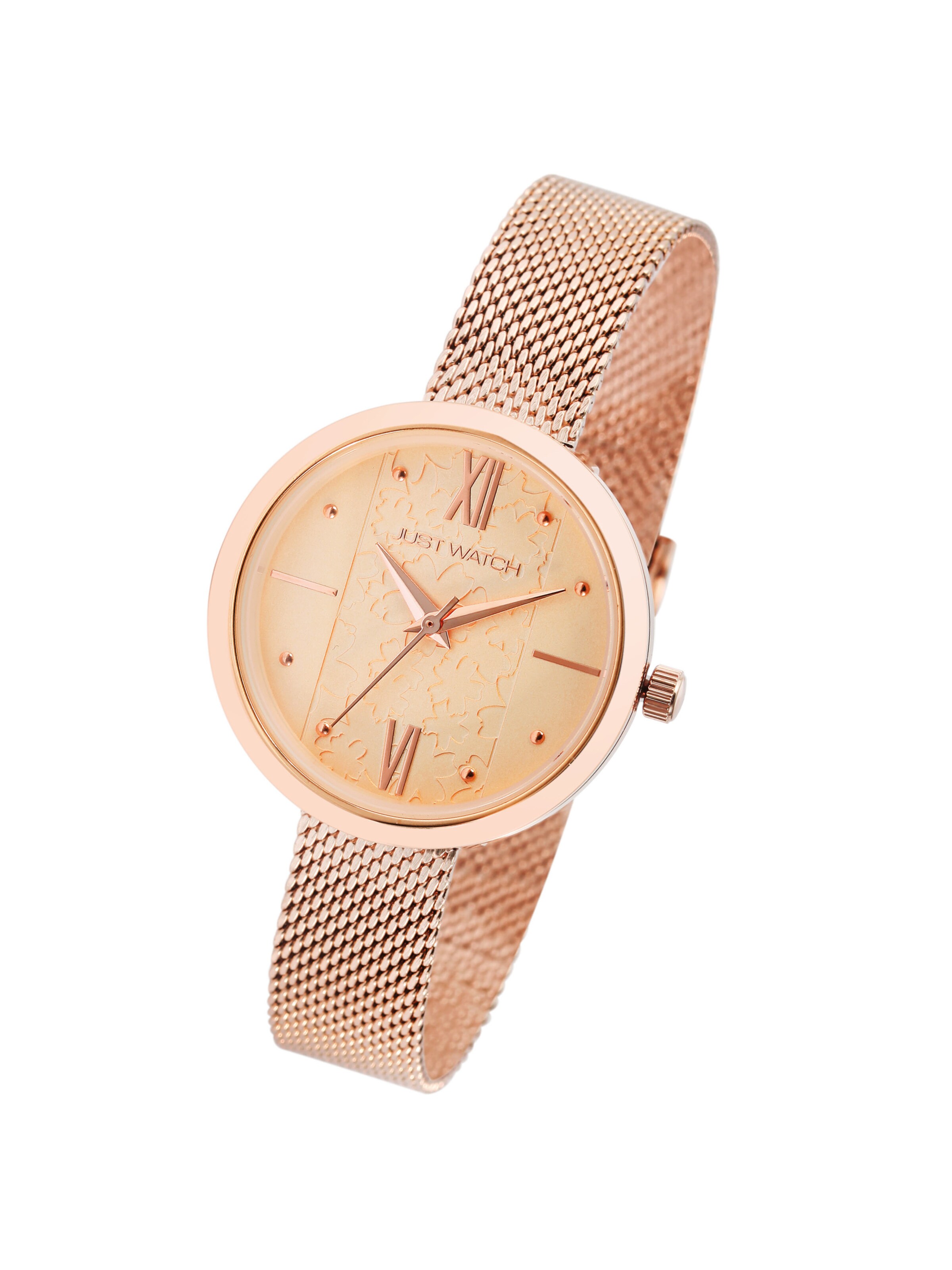 Just Watch Analog Watch 'Salietta, Mineralglas' in Gold: front