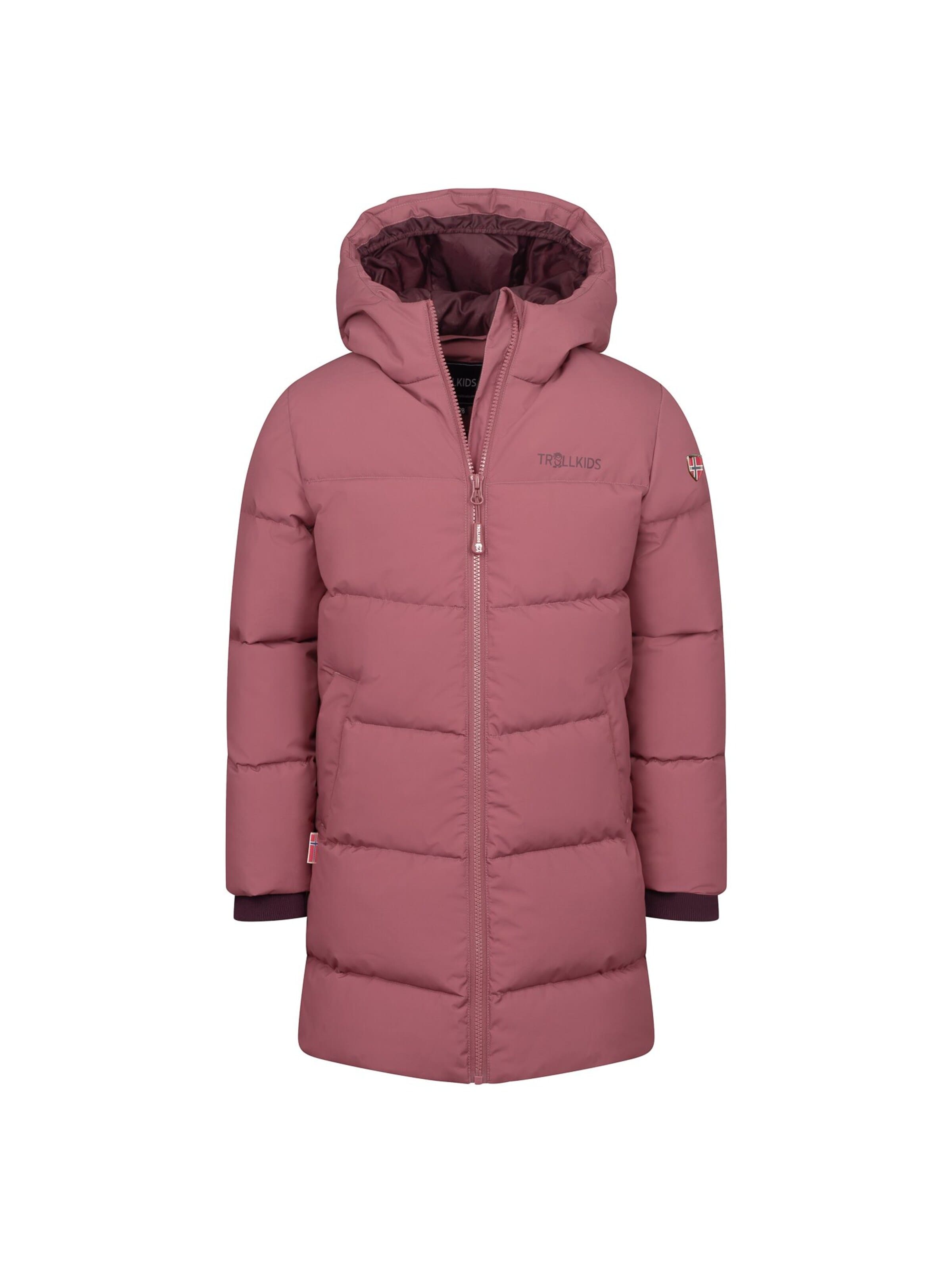 TROLLKIDS Winter Jacket in Pink: front