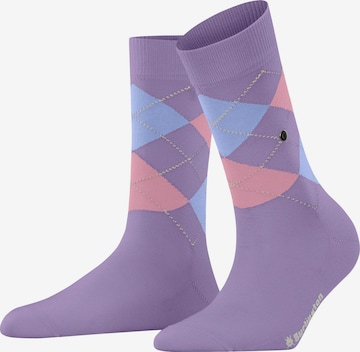 BURLINGTON Socks 'Covent Garden' in Purple: front